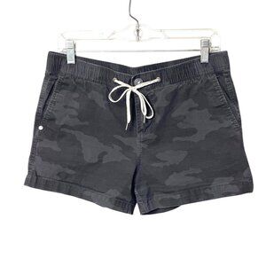 Vuori Women's Medium Camo Ripstop Shorts with Pockets and Drawstring 3" Inseam